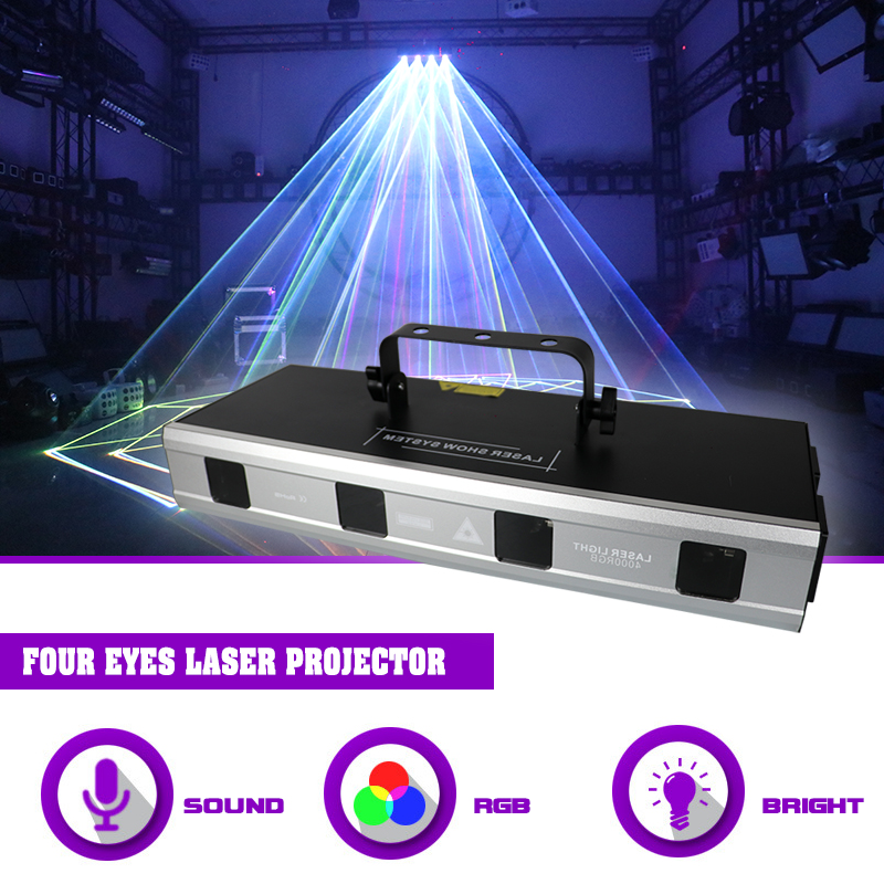 Audio Music Dj - Sunart 4 واط 4 عيون جهاز