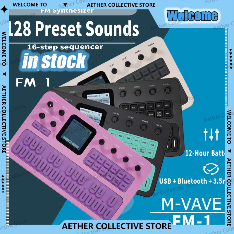 جهاز M-VAVE FM1، مُعزِّز صوت F - مراجعة Midi Controller Pad وسعره